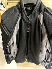 FIRST RACING JACKET MESH PADDED SIZE MEDIUM GREAT SHAPE MOTORYCLE OFF ROAD