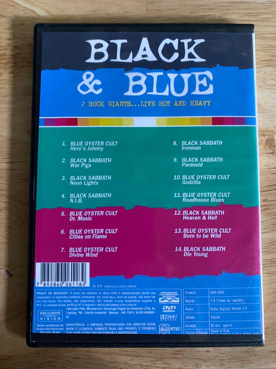 Black & Blue - Black Sabbath Blue Oyster Cult - Live 1980
