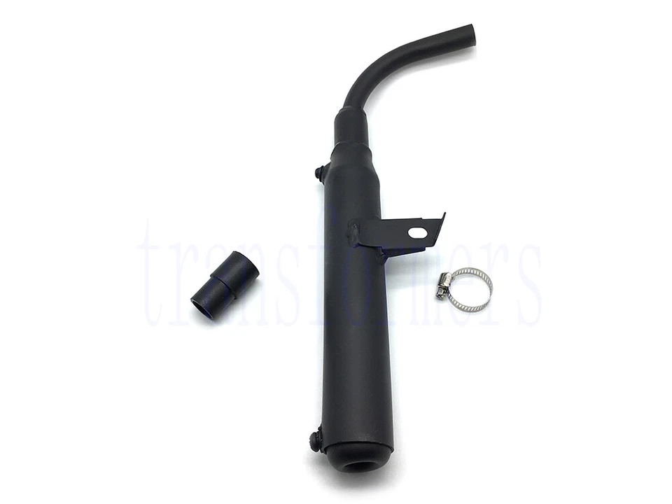 Tubo de escape silenciador Yamaha PW50 PY50 + sello de goma + abrazadera piezas de motocicleta peewee Foto 2 de 4