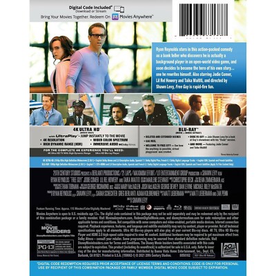 Free Guy Comedy 2021 Full Movie FREE GUY (2021)