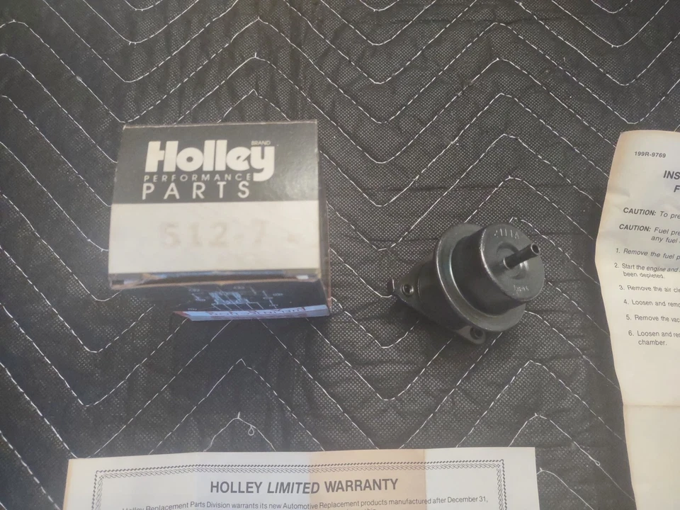 Regulador de presión de combustible Holley 512-7 84-85 Mopar Dodge Caravan Daytona Lebaron Foto 2 de 4
