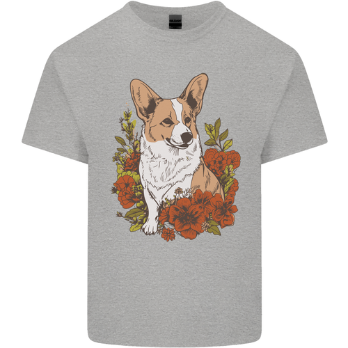 Corgi Hund Mit Blumen Kinder T-shirt Für Jungen Und Mädchen - Bild 4 von 17