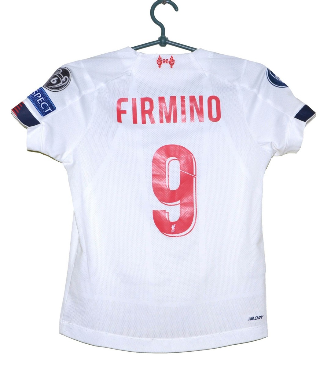 LIVERPOOL 2019/2020 AWAY FOOTBALL SHIRT NEW BALANCE #9 LIVERPOOL 2019/2020 AWAY FOOTBALL SHIRT NEW BALANCE #9