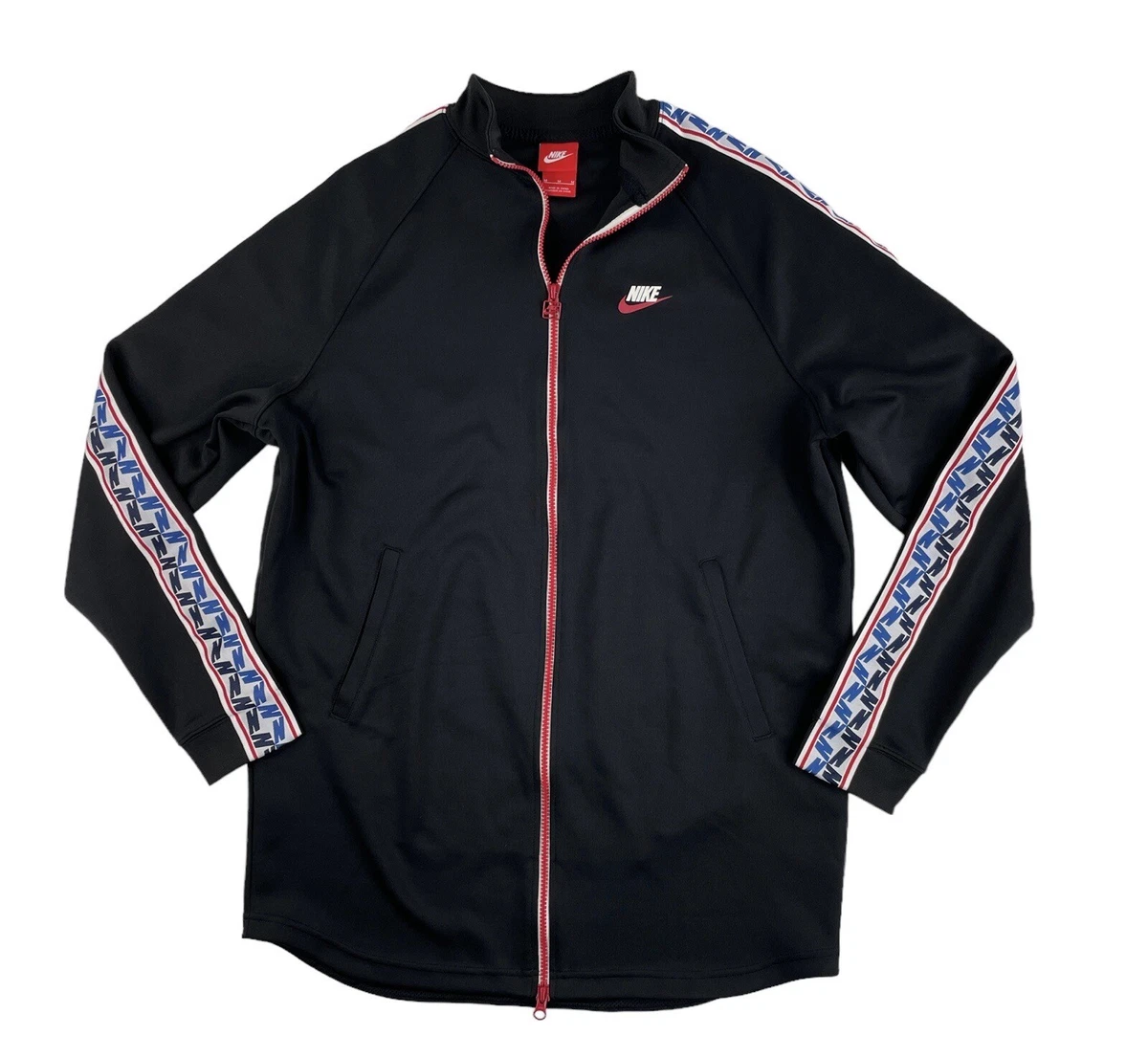 Nike track jacket with taped cheap side stripe