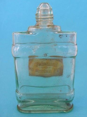 1930s ANTIQUE GERMAN SET OF TWO ORIGINAL COLOGNE PERFUME BOTTLES 4771 - Picture 9 of 12