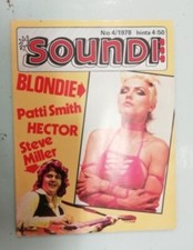 Blondie 1978  Finnish Magazine  Patti Smith Steve Miller 