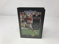 NFL Sports Talk Football '93 Starring Joe Montana - Sega Genesis NO BOX NO GAME