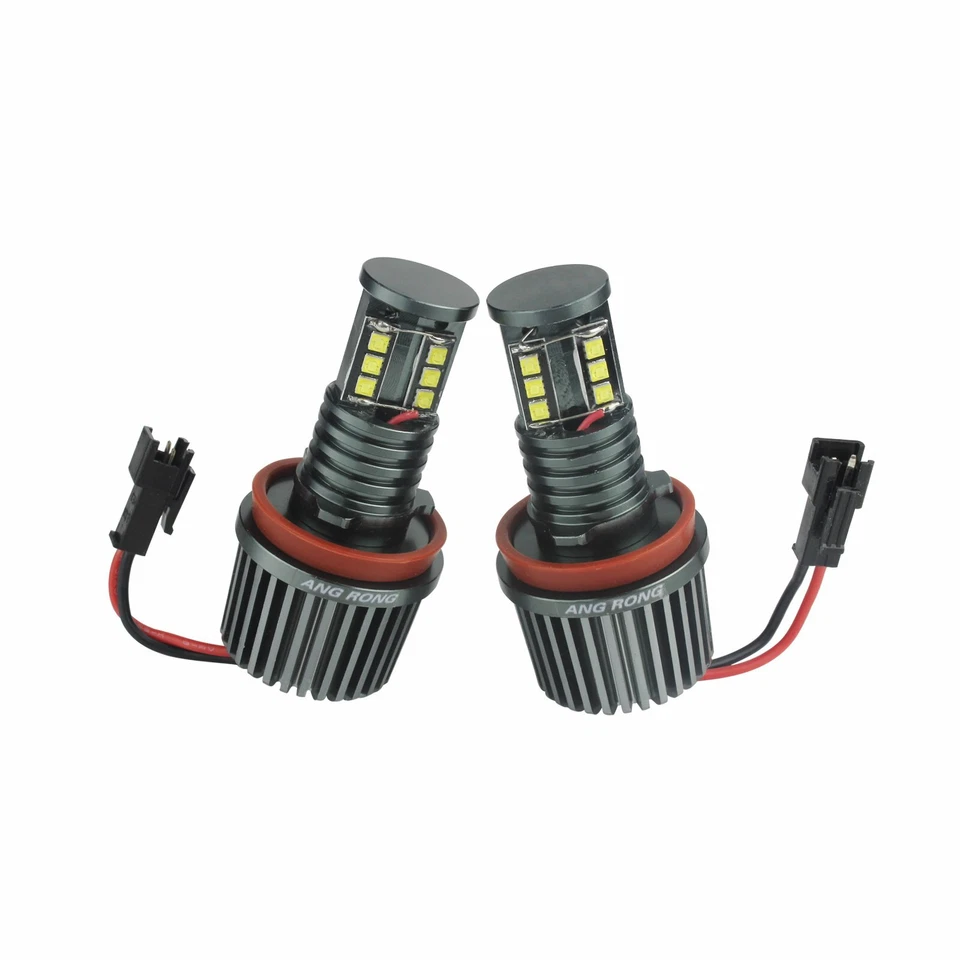 2x 60W Angel Eyes LED Phare Avant Pour BMW E82 E87 E88 E84 X1 E70 X5 E72 E89 Z4 - Photo 4/4
