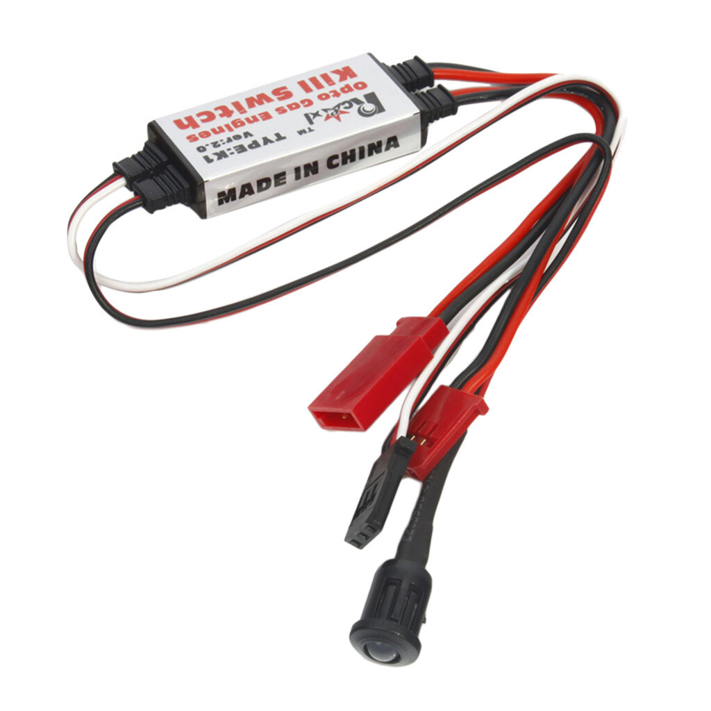 1x Gas Engine RC Airplane Kill Switch Heavy Gauge Wires Universal 1x-gas-engine-rc-airplane-kill-switch-heavy-gauge-wires-universal