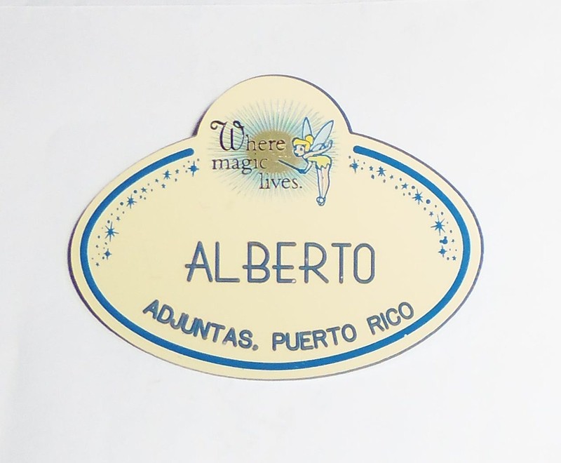 Walt Disney World Cast Member Name Tag Badge Where Magic Lives 2003