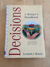 Decisions: A Writers Handbook (2nd Edition) R...