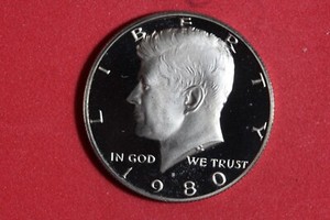 ESTATE FIND 1980 S PROOF CLAD KENNEDY HALF DOLLAR!!  #K51443