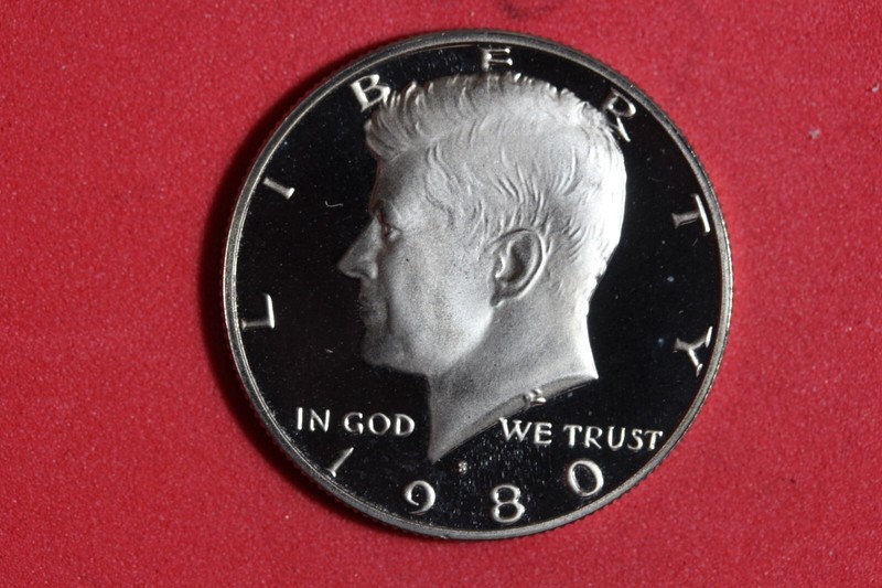 ESTATE FIND 1980 S PROOF CLAD KENNEDY HALF DOLLAR!!  #K51443