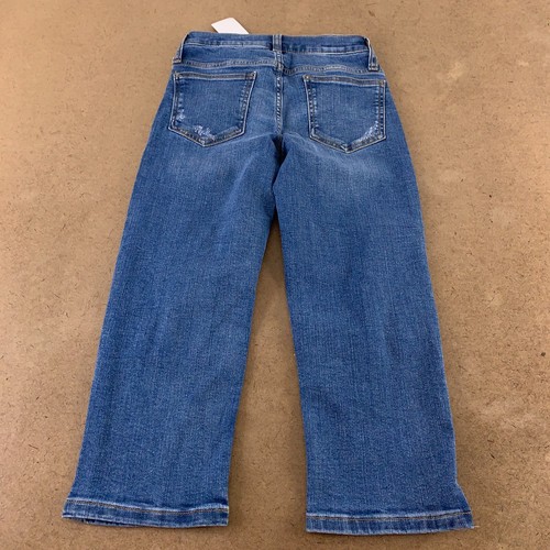 Thereabouts Boys Size 5 Medium Washed Denim Ripped Knees Straight Fit Jeans NWT - Picture 4 of 7