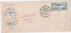 1961 India oversize FDC cover Golden Jubilee First Aerial Post