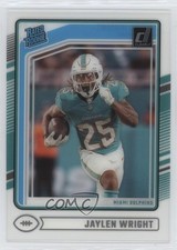 2024 Panini Clearly Donruss Rated Rookie Jaylen Wright #84 1n3i