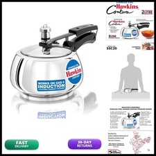 Hawkins Contura SSC20 Pressure Cooker Silver 2 Litre Induction