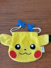 ANA Pokemon Pikachu Drawstring Bag / Pouch from Japan / Pokemon Jet / Kawaii
