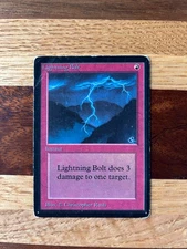Lightning Bolt - MTG Beta