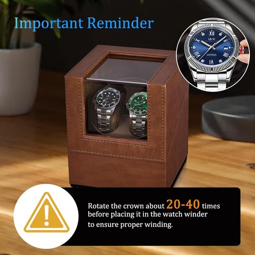 Watch Winder for Automatic Watches,Automatic Watch Winder Box,Double Watch Wi... - Bild 2 von 8