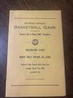 Vintage 1964 Philadelphia Eagles vs Mt Holly Basketball Program MULTI-SIGNED  — photo 2
