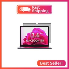 ANBAC Magnetic Privacy Screen for MacBook Air 13  13.6 Inch 2022-2026, M2, M3,