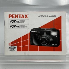 Original Operating Manual Instructions Booklet for Pentax IQZoom 120  120 Date