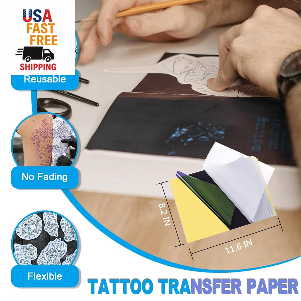 Kit de práctica de piel de tatuaje de 3 mm - Kit de 13 piezas de piel falsa y papel de plantilla que incluye 3 Foto 2 de 4