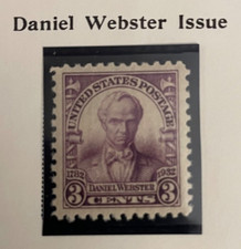 U.S. Postage Scott #725, October 24, 1932, 3¢, Daniel Webster Sesquicentennial