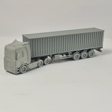 Model Railway Scenery Container Trailer Kit and Truck Lorry OO Gauge 1:76