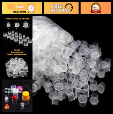 1000Pcs Disposable Tattoo Ink Caps - Medium 14mm Pigment Cups for Tattoo Supplie