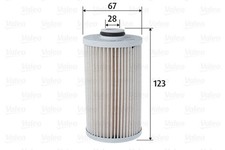VALEO Kraftstofffilter 587083 Filtereinsatz für CR HONDA ACCORD CU CW 8 Tourer 5