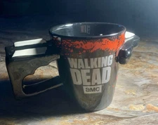 2013 AMC - “THE WALKING DEAD”DARYL DIXON CROSSBOW COFFEE MUG -Made By Just Funky