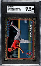 2024 Topps Patrick Sandoval #388 Memorial Day Camo SGC 9.5 Angels /25