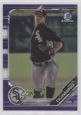 2019 Bowman Draft Chrome Purple Refractor 110/250 Dane Dunning #BDC-54 z6b
