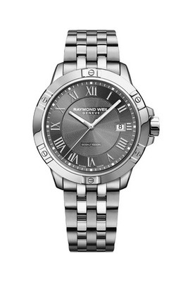 Raymond Weil Tango Quartz Gray Dial Stainless Steel Men's Watch 8160-ST-00608