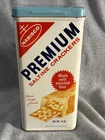 Nabisco Premium Saltine Cracker Can 1969 Metal Tin Vintage