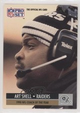 1991 Pro Set Award Winner Art Shell #4 HOF o9f