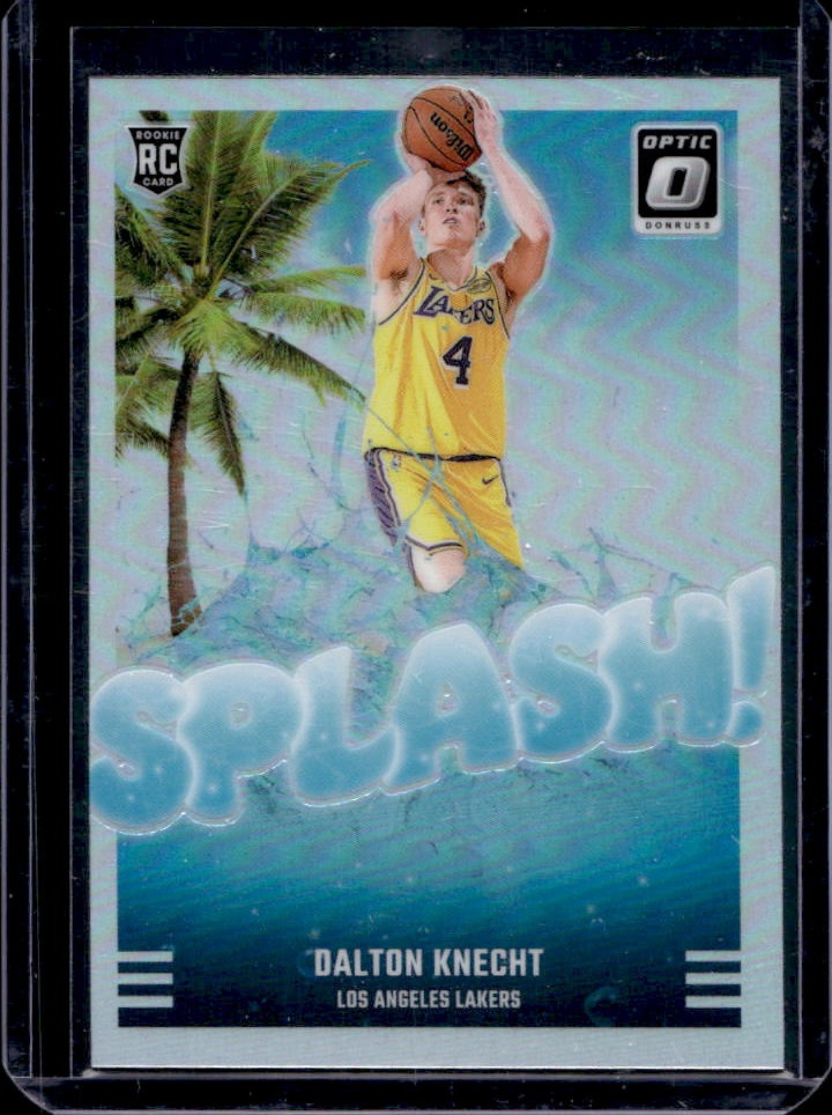 2024-25 Donruss Optic Dalton Knecht Splash! RC Holo Rookie #12 Lakers