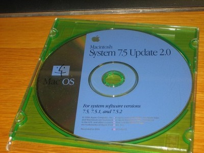 Mac OS 7.5 Update 2.0   Macintosh Operating System Installer CD-ROM Disc Only