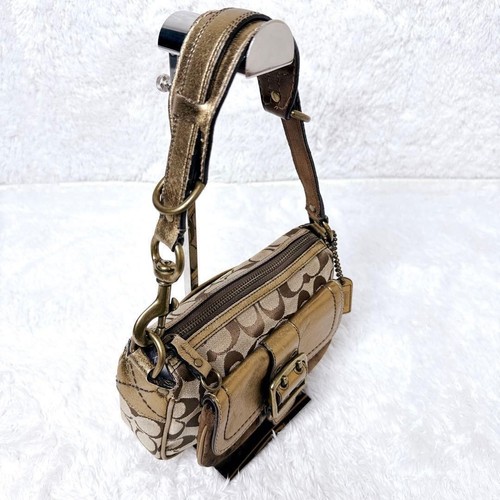 COACH Soho Signature One Shoulder Bag from Japan - Gem