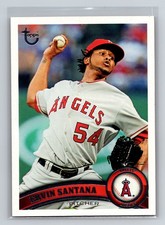 2011 Topps - Ervin Santana #439 - Throwback