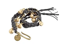 Meinl Percussion Ajuch Brass Bells Jingle Tambourine Sound Effect for Cymbals —