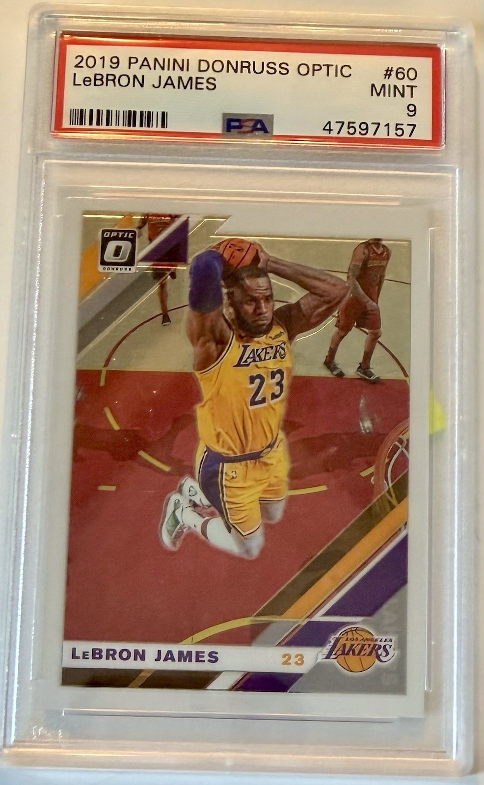2019-20 Panini Donruss Optic - LeBron James #60 Mint 9