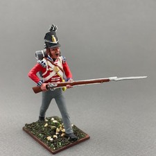 Painted Napoleonic British 2nd Foot Guard soldier 1/30, Tin figure VID SOLDIERS