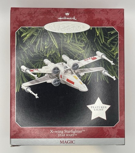Hallmark Keepsake Ornament X-Wing Starfighter Star Wars Magic New Inbox