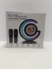 Ys-110 Wireless Lights how Speaker With 2 Microphones