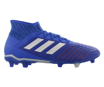 Adidas Predator 19.2 Firm Ground Mens Shoes Size 7, Color: Bold Blue/Silver