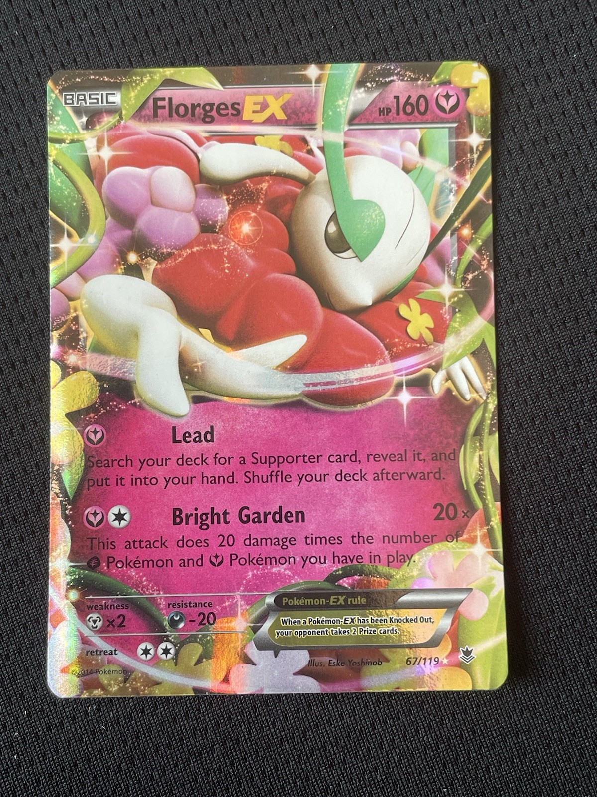 Florges EX 67/119 Phantom Forces LP Condition