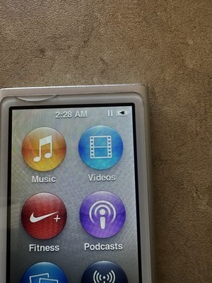 Apple iPod Nano 7th Generation 16 GB [Silver] Model: A1446 | eBay